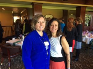 Circle of Strength speaker Amy Pachelli (left) with NCC staff member Melissa Nelson.